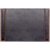 Dacasso Walnut & Leather Side-Rail Desk Pad1