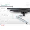 Novus CLU Duo 990+2019+000 Mounting Arm for Monitor - Silver9