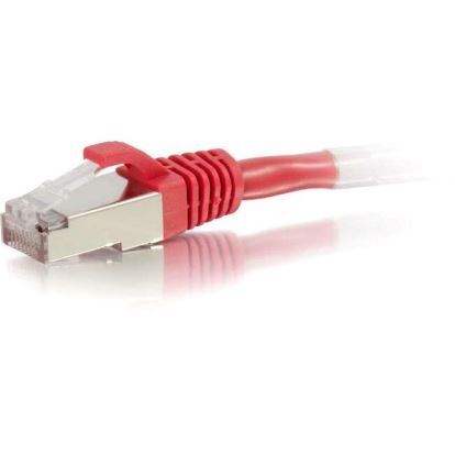 C2G 2ft Cat6 Snagless Shielded (STP) Network Patch Cable - Red1