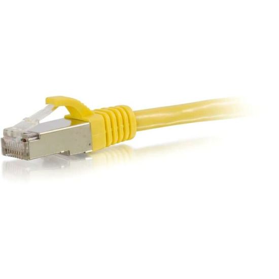 C2G-1ft Cat6 Snagless Shielded (STP) Network Patch Cable - Yellow1