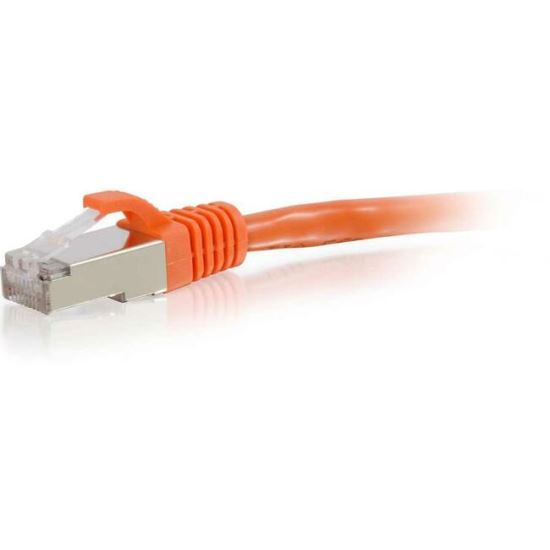 C2G-1ft Cat6 Snagless Shielded (STP) Network Patch Cable - Orange1