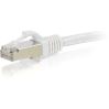 C2G-2ft Cat6 Snagless Shielded (STP) Network Patch Cable - White2