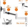 DURABLE Mounting Arm for Monitor - Silver8