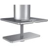 DURABLE Desk Mount for Monitor, Curved Screen Display - Silver4