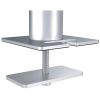 DURABLE Desk Mount for Monitor, Tablet, Curved Screen Display - Silver4