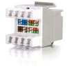 C2G Cat5E RJ45 UTP Keystone Jack - White2