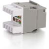 C2G Cat5E RJ45 UTP Keystone Jack - Gray1