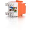 C2G Cat5E RJ45 UTP Keystone Jack - Orange2