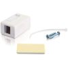 C2G 1-Port Keystone Jack Surface Mount Box - White2