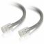 C2G 1ft Cat6 Non-Booted Unshielded (UTP) Ethernet Network Cable - Gray 1
