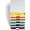 DURABLE VARICOLOR MIX 10 Drawer Desktop Storage Box, White/Multicolor2
