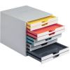DURABLE VARICOLOR MIX 10 Drawer Desktop Storage Box, White/Multicolor5