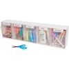 Deflecto Tilt Bin Interlocking Multi-Bin Storage Organizer7