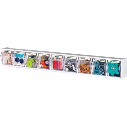 Deflecto Tilt Bin Interlocking Multi-Bin Storage Organizer1