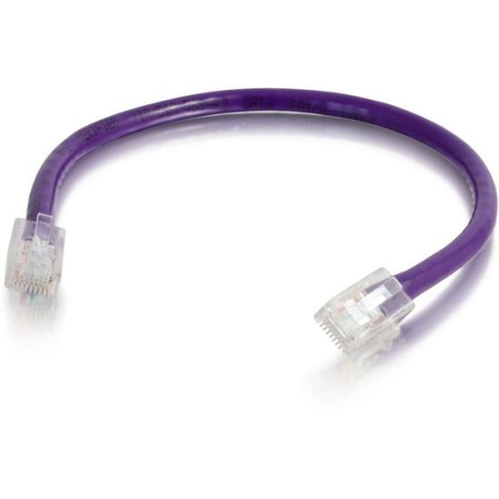 C2G 7 ft Cat6 Non Booted UTP Unshielded Network Patch Cable - Purple1