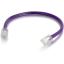 C2G 8ft Cat6 Non-Booted Unshielded (UTP) Ethernet Network Cable - Purple 1