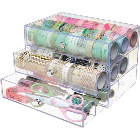 Deflecto 3-Drawer Storage Organizer1