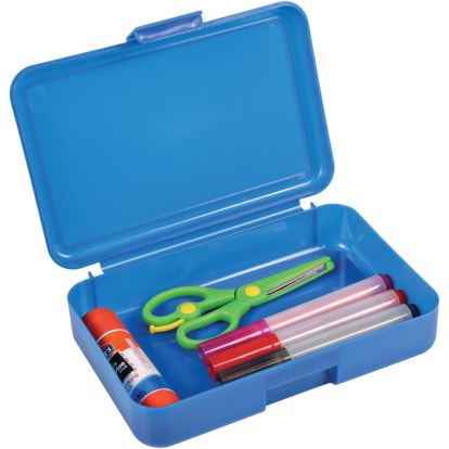 Deflecto Antimicrobial Pencil Box Blue1