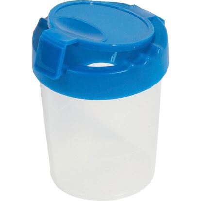 Deflecto Antimicrobial Kids No Spill Paint Cup Blue1