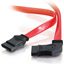 C2G 18in 7-pin 180&deg; to 90&deg; 1-Device Side Serial ATA Cable1