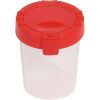 Deflecto Antimicrobial Kids No Spill Paint Cup Red2