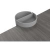 Deflecto Standing Desk Small Desk Organizer Grey2