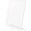 Deflecto Anti-Glare Slanted Sign Holder5