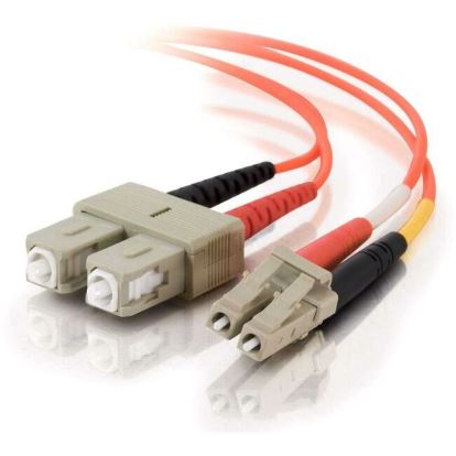C2G-10m LC-SC 62.5/125 OM1 Duplex Multimode Fiber Optic Cable (TAA Compliant) - Orange1