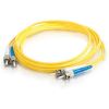 C2G 3m ST-ST 9/125 Duplex Single Mode OS2 Fiber Cable - Yellow - 10ft4