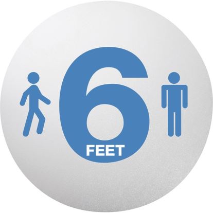 Deflecto StandSafe Personal Spacing Disks-6 Feet Apart1