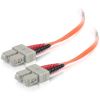 C2G-2m SC-SC 50/125 OM2 Duplex Multimode PVC Fiber Optic Cable - Orange4