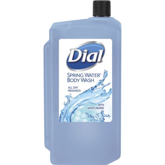 Body Wash Refill for 1 L Liquid Dispenser, Spring Water, 1 L, 8/Carton1