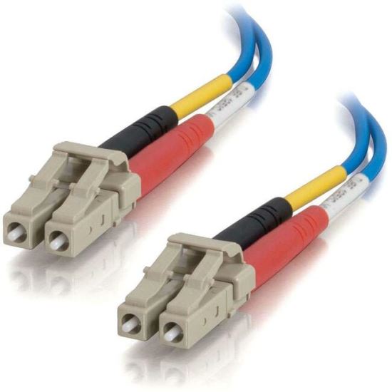 C2G-3m LC-LC 50/125 OM2 Duplex Multimode PVC Fiber Optic Cable - Blue1