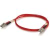 C2G 2m LC-LC 50/125 OM2 Duplex Multimode PVC Fiber Optic Cable - Red3