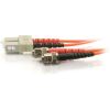 C2G-2m SC-ST 50/125 OM2 Duplex Multimode PVC Fiber Optic Cable - Orange2