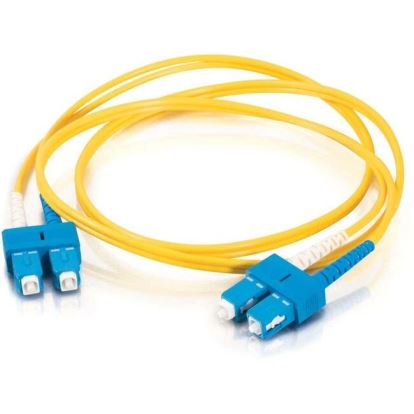 C2G-4m SC-SC 9/125 OS1 Duplex Singlemode PVC Fiber Optic Cable - Yellow1