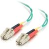 C2G-3m LC-LC 62.5/125 OM1 Duplex Multimode Fiber Optic Cable (Plenum-Rated) - Green1