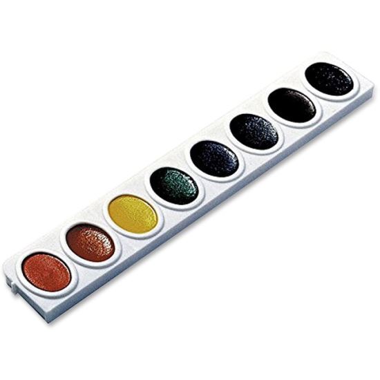 Prang Oval Pan Watercolors Set Refill Tray1