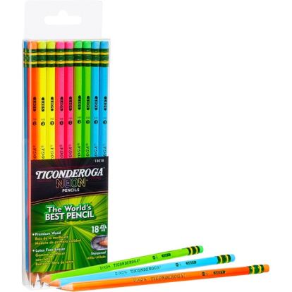Ticonderoga Bright Neon No. 2 Pencils1