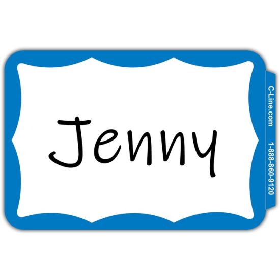 C-Line Self-Adhesive Name Tags1