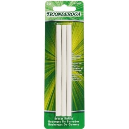 Ticonderoga Retractable Eraser Refills White 3/pkg1