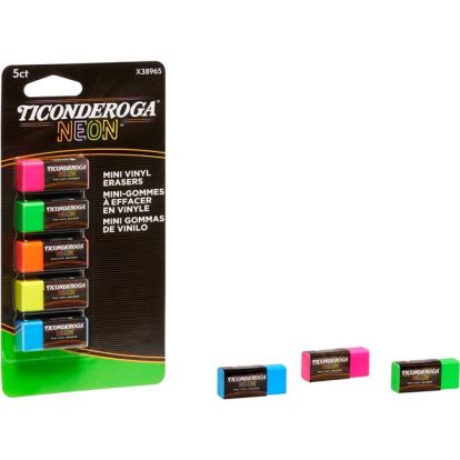 Ticonderoga Neon Mini Erasers1