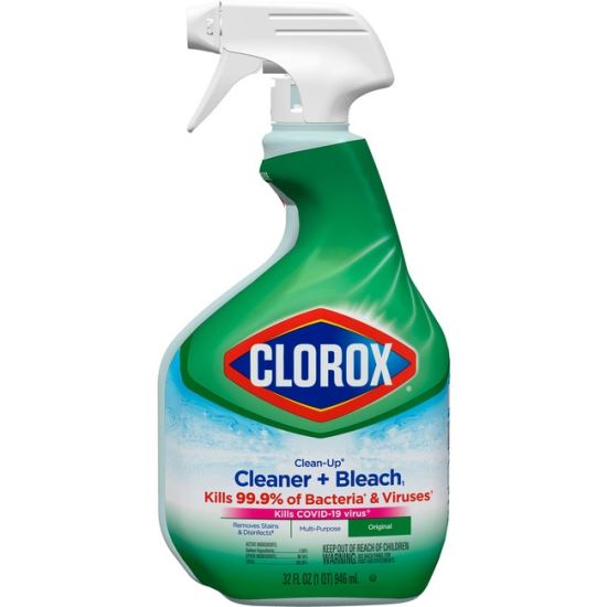 Clean-Up Cleaner + Bleach, Original, 32 oz Spray Bottle, 9/Carton1