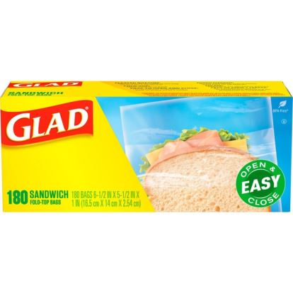 Glad Food Storage Bags - Sandwich Fold Top1
