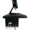 DAC Stax Ergonomic Height Adjustable Monitor Stand with 2 USB Ports2