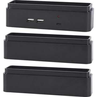 DAC Stax Monitor Riser Block Kit with 2 USB Charging Ports1