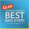 Glad ForceFlexPlus Tall Kitchen Drawstring Trash Bags12