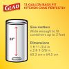 Glad ForceFlex Tall Kitchen Drawstring Trash Bags13