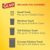 Glad ForceFlex Tall Kitchen Drawstring Trash Bags9