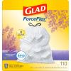 Glad ForceFlex Tall Kitchen Drawstring Trash Bags10